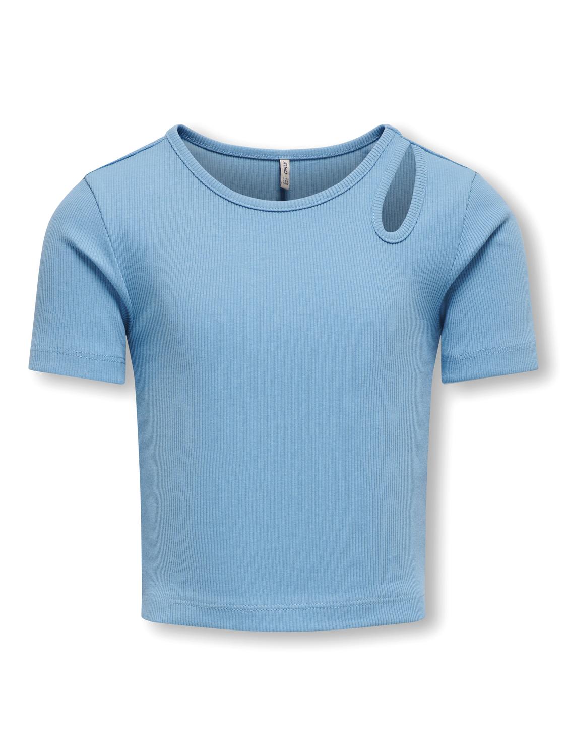 ONLY Top Tight Fit Paricollo -Blissful Blue - 15313690
