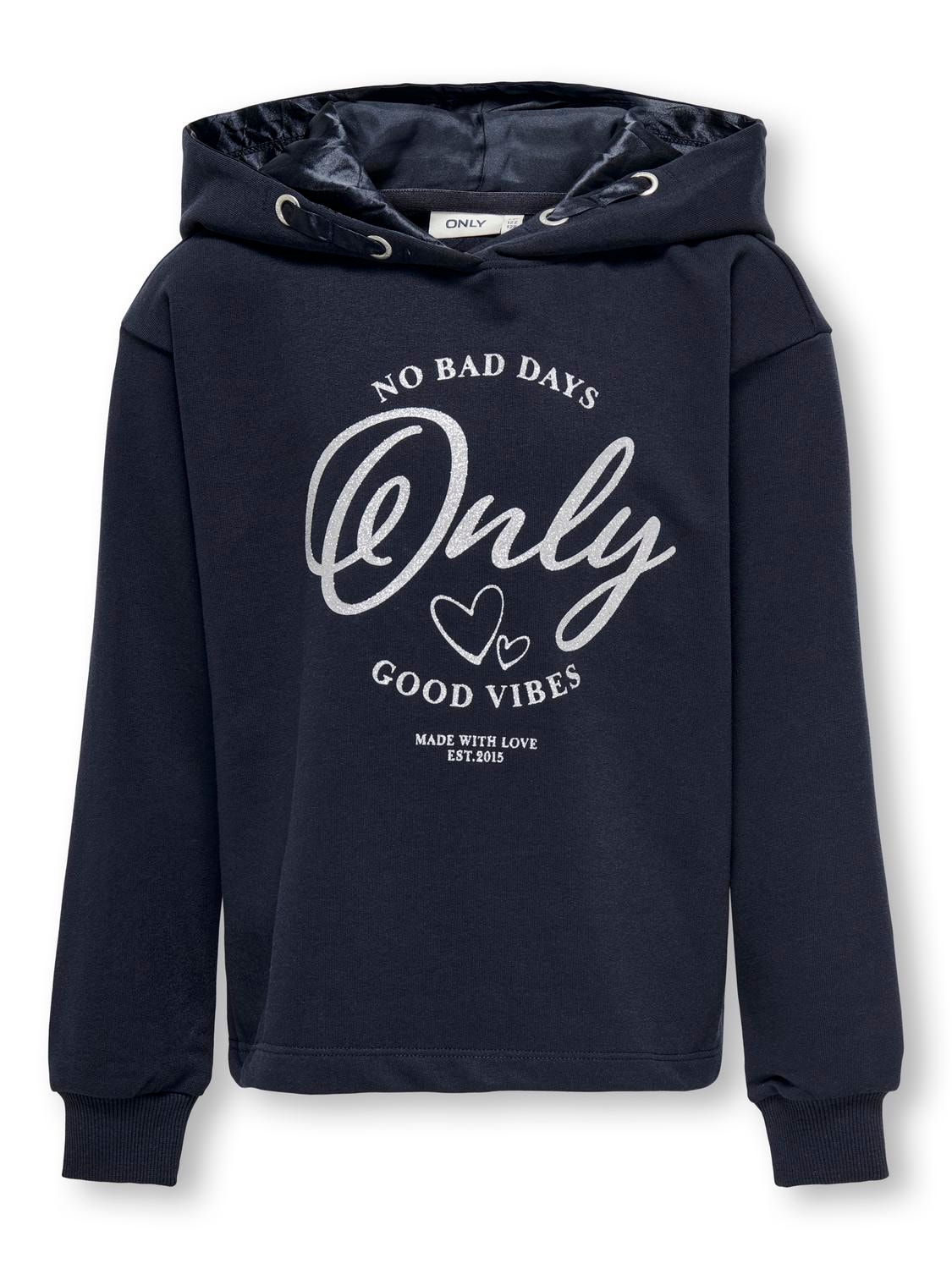 ONLY O-hals hoodie  -Night Sky - 15313715