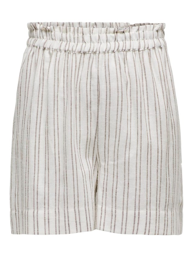 ONLY Striped linen shorts - 15313716