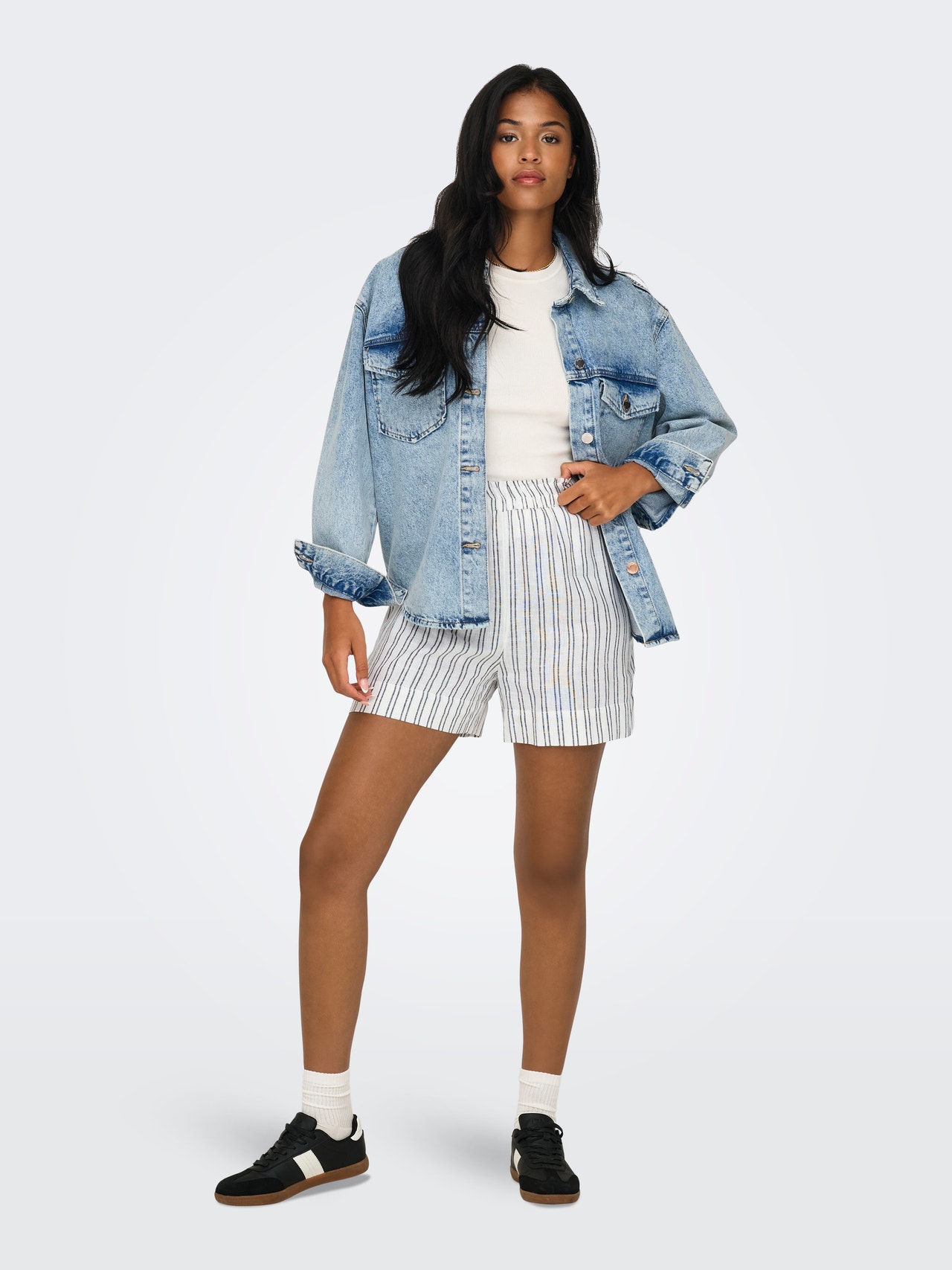 ONLY ONLTOKYO Regular Fit Short casual -Bright White - 15313716