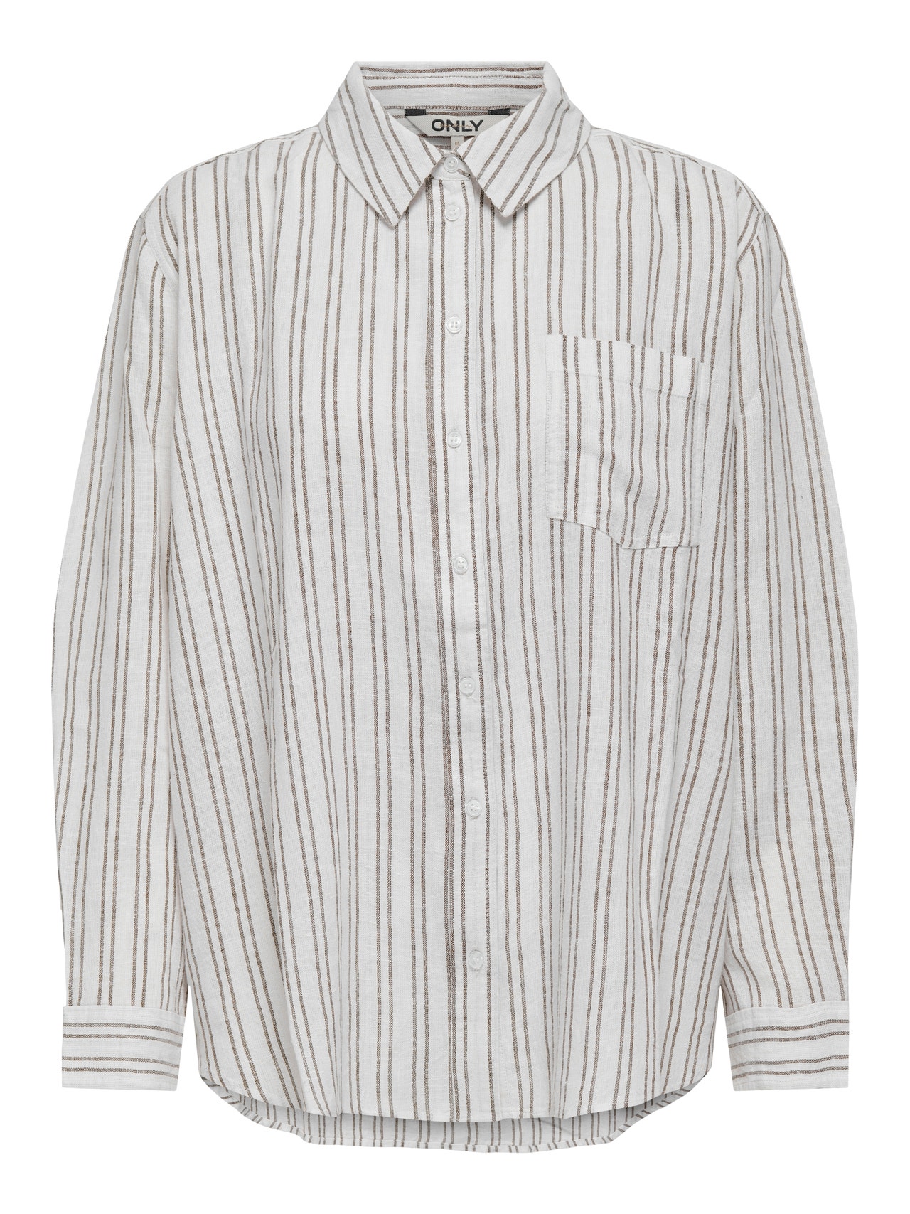 ONLY Regular fit Overhemd kraag Overhemd -Bright White - 15313718
