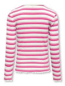 ONLY Striped o-neck top -Cloud Dancer - 15313813
