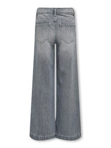ONLY Weiter Beinschnitt Jeans -Medium Grey Denim - 15313895