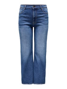 ONLY CARJuicy High Waist Wide Jeans -Medium Blue Denim - 15313904