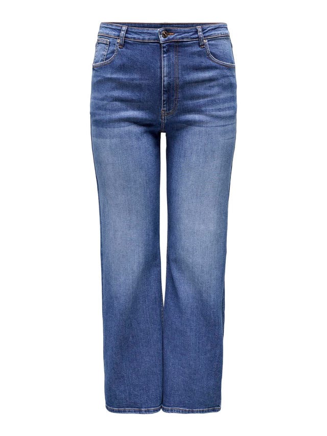 ONLY Weiter Beinschnitt Hohe Taille Jeans - 15313904