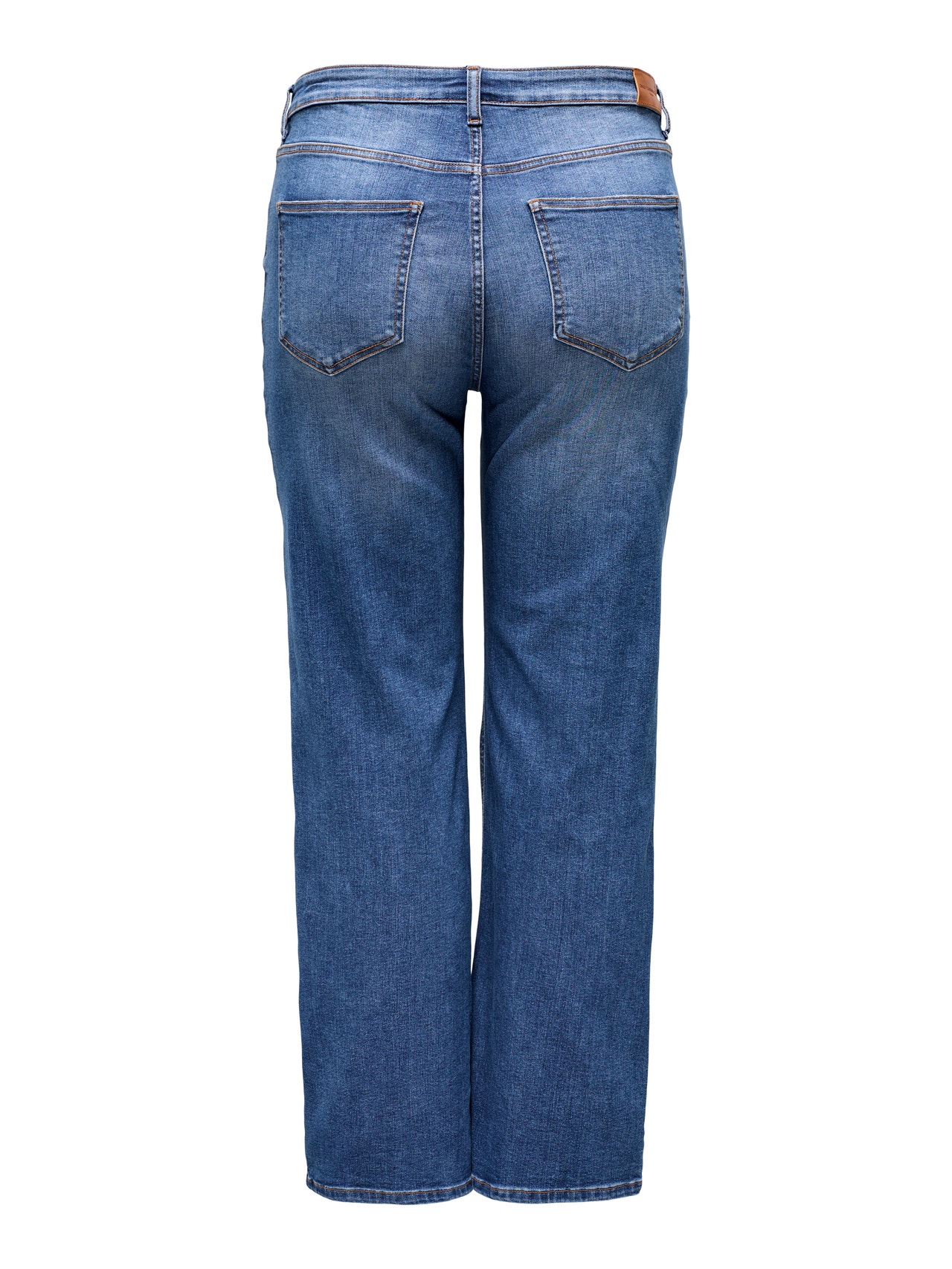 ONLY CARJuicy High Waist Wide Jeans -Medium Blue Denim - 15313904