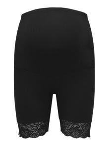 ONLY Mama lace shorts -Black - 15314051