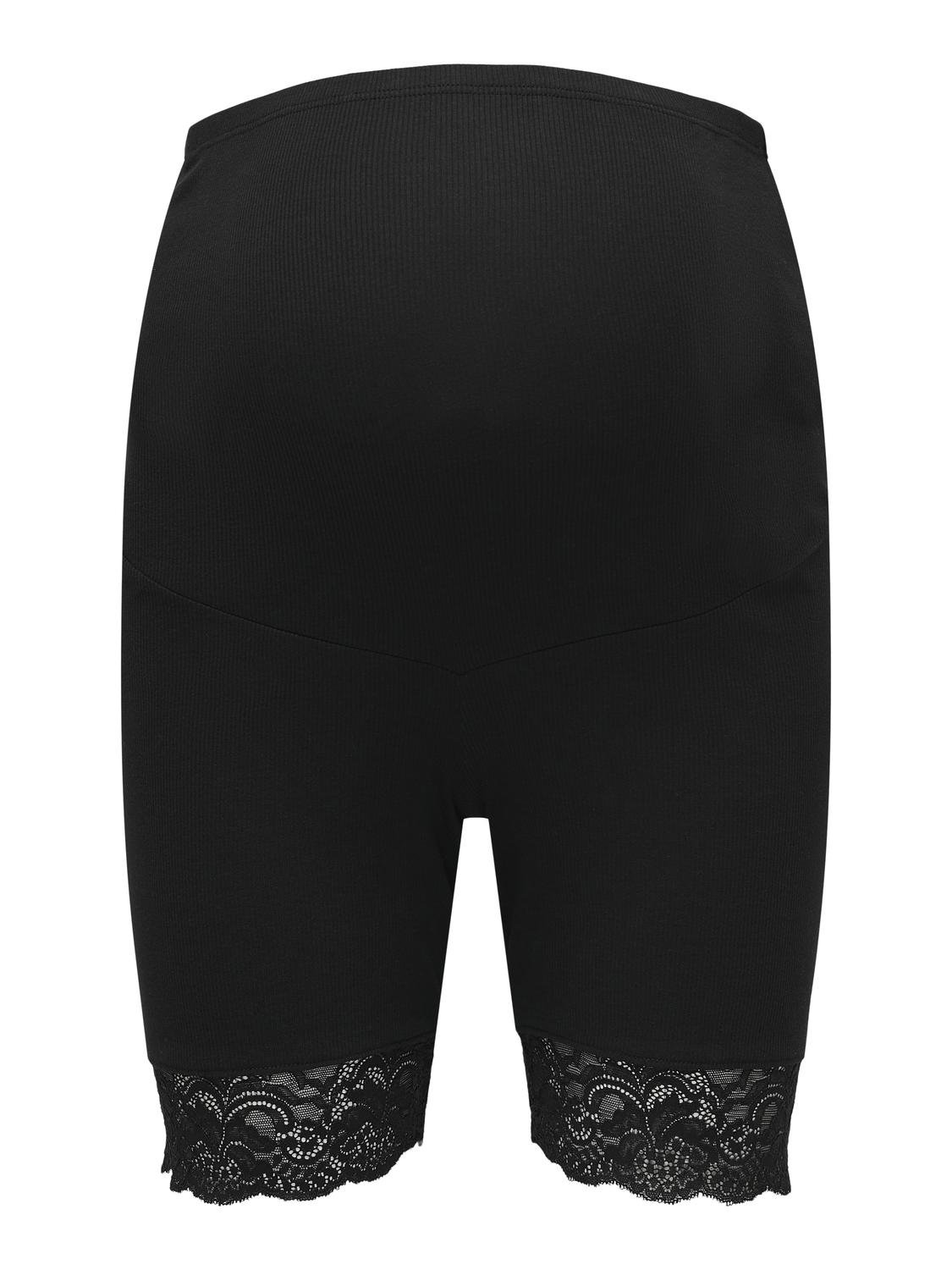 ONLY Shorts Regular Fit Grossesse -Black - 15314051
