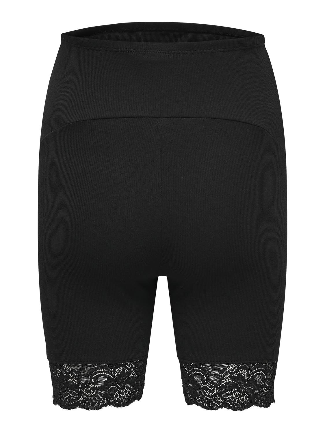 ONLY Regular Fit Maternity Shorts -Black - 15314051