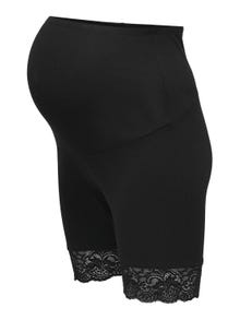 ONLY Mama lace shorts -Black - 15314051