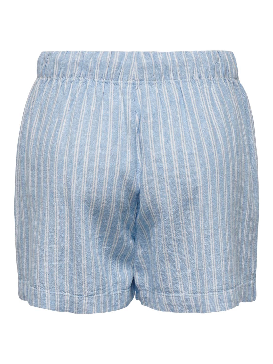 ONLY Shorts with mid waist -Blissful Blue - 15314055