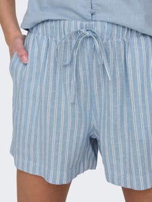 ONLY Regular Fit Mid waist Shorts -Blissful Blue - 15314055