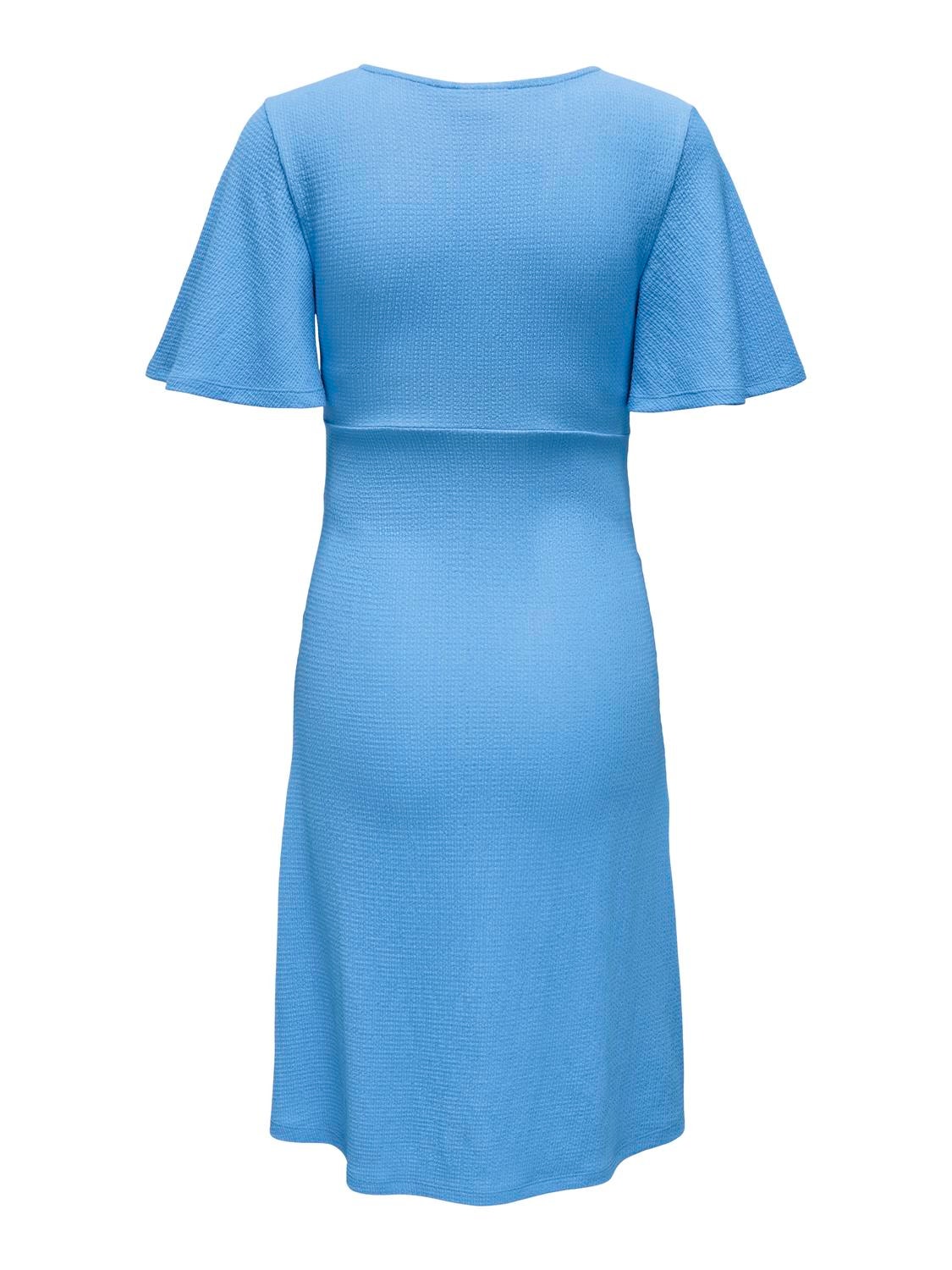 ONLY Normal geschnitten V-Ausschnitt Kurzes Kleid -All Aboard - 15314086