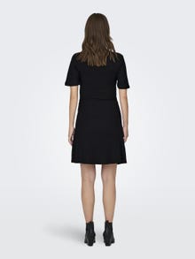 ONLY mama v-neck dress  -Black - 15314086