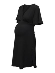 ONLY Regular fit V-Hals Korte jurk -Black - 15314086
