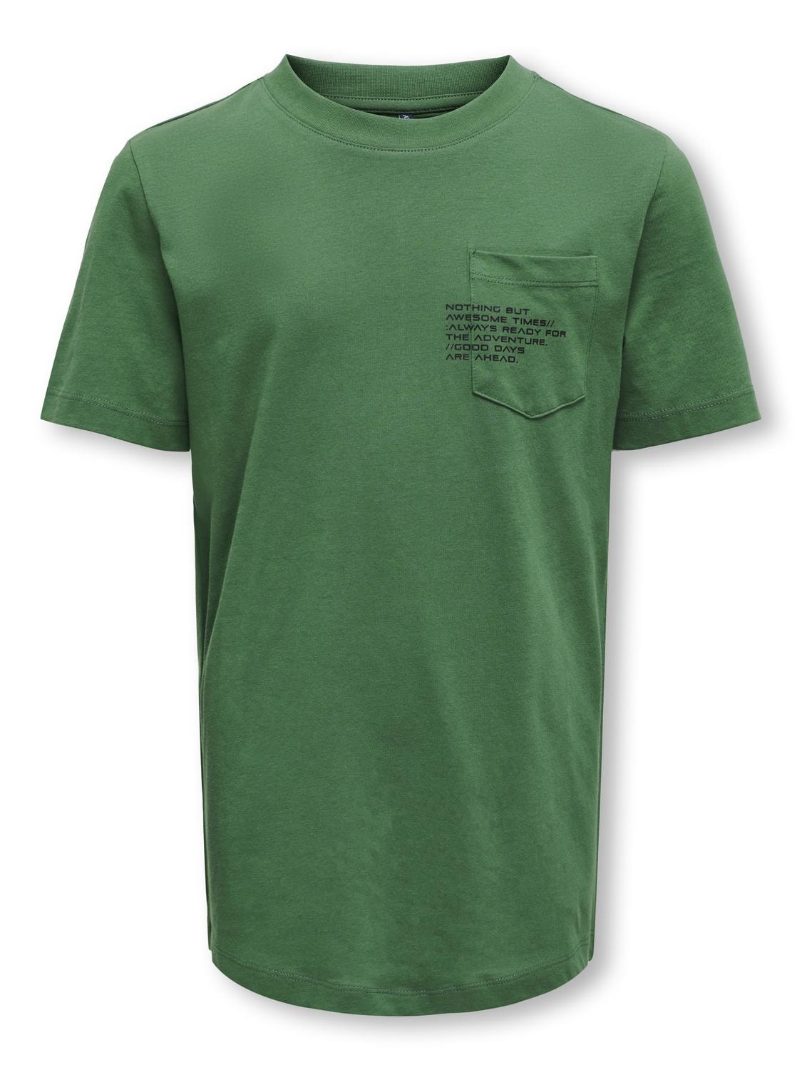 ONLY Krój regularny Okrągły dekolt T-shirt -Myrtle - 15314128