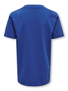 ONLY Krój regularny Okrągły dekolt T-shirt -Blue Quartz - 15314128