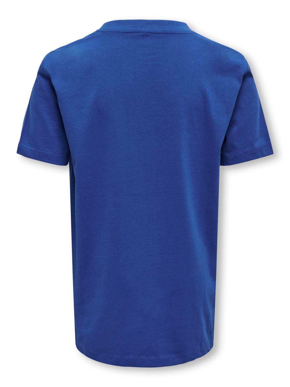 ONLY Regular Fit O-hals T-skjorte -Blue Quartz - 15314128