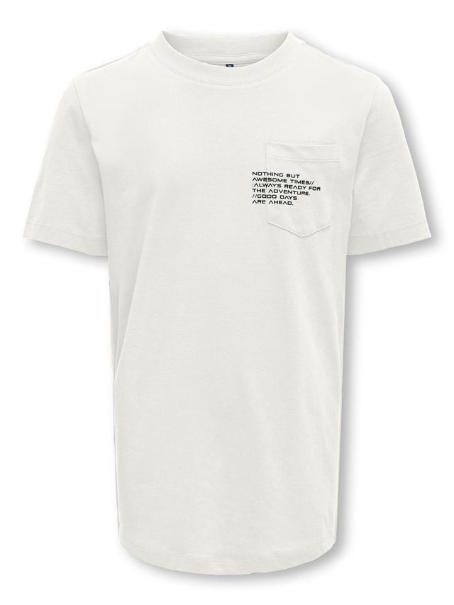 ONLY Regular Fit O-hals T-skjorte - 15314128