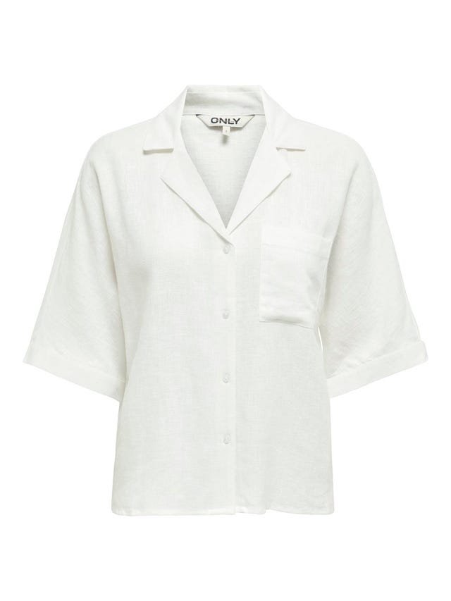ONLY Regular fit Overhemd kraag Volumineuze mouwen Overhemd - 15314215