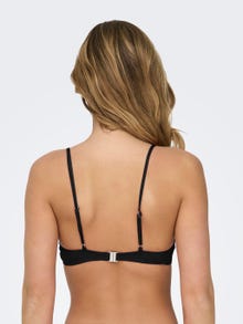 ONLY Bikini top with knot detail -Black - 15314221