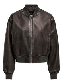 ONLY Bomber jakke  -Chocolate Brown - 15314240