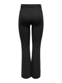 ONLY Pantalons Flared Fit Taille moyenne -Black - 15314245