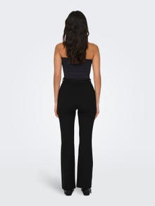 ONLY Flared Fit Mid waist Trousers -Black - 15314245