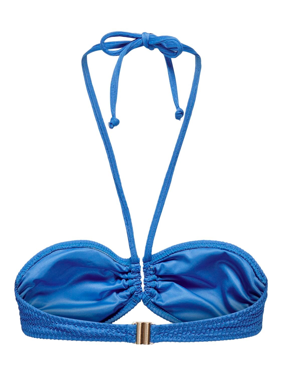 ONLY Bandeau bikini top -Ibiza Blue - 15314260