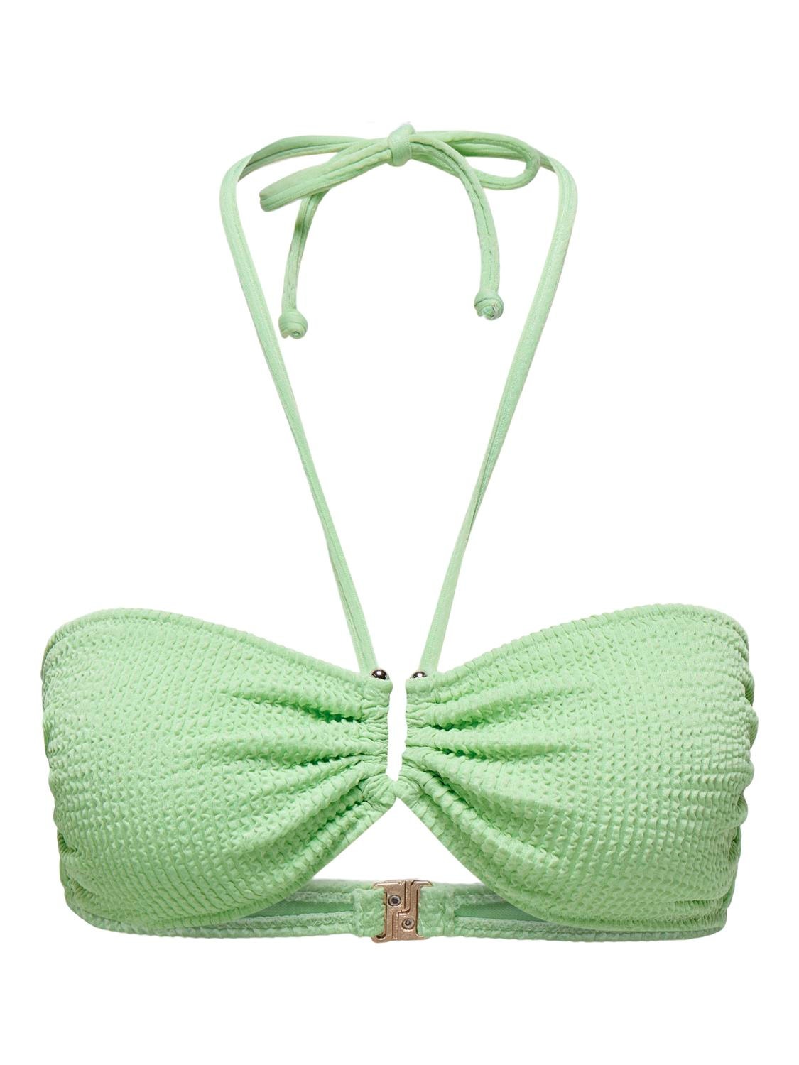 ONLY Bandeau bikini top -Patina Green - 15314260