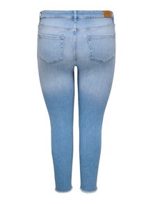 ONLY CARWilly Regular Waist Skinny Jeans -Light Blue Denim - 15314283