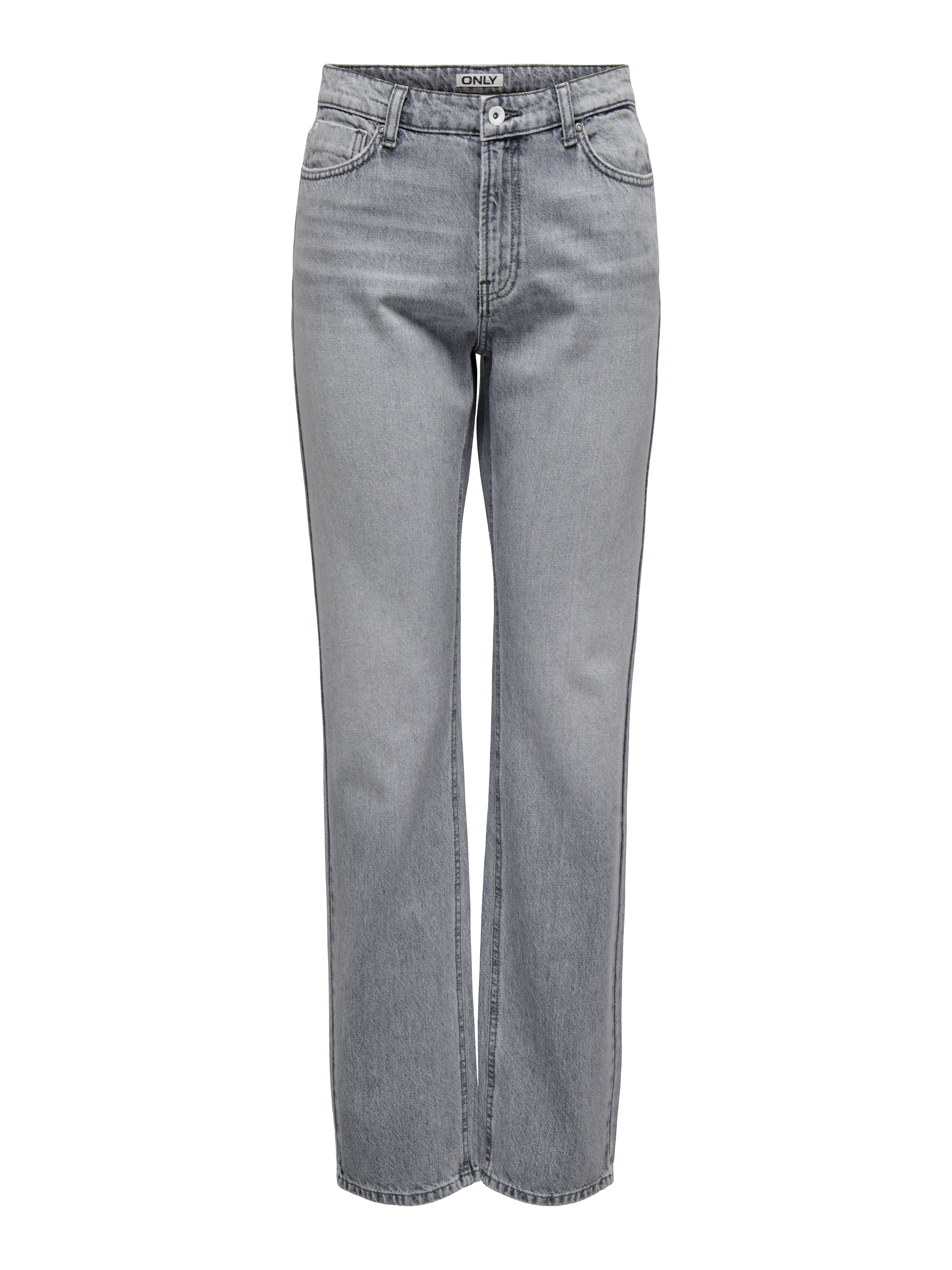 ONLJACI Mittlere Taille Gerade geschnitten Jeans | Mittelgrau | ONLY®
