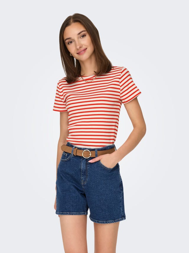 ONLY Tops Regular Fit Col rond - 15314449