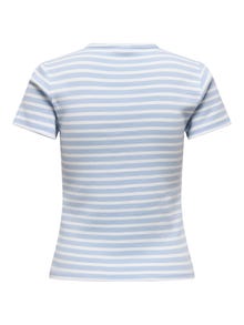 ONLY Tavapärane lõige Ümmargune kaelus Top -Kentucky Blue - 15314449