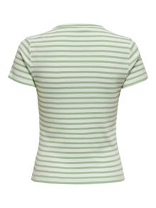 ONLY Tavapärane lõige Ümmargune kaelus Top -Cloud Dancer - 15314449