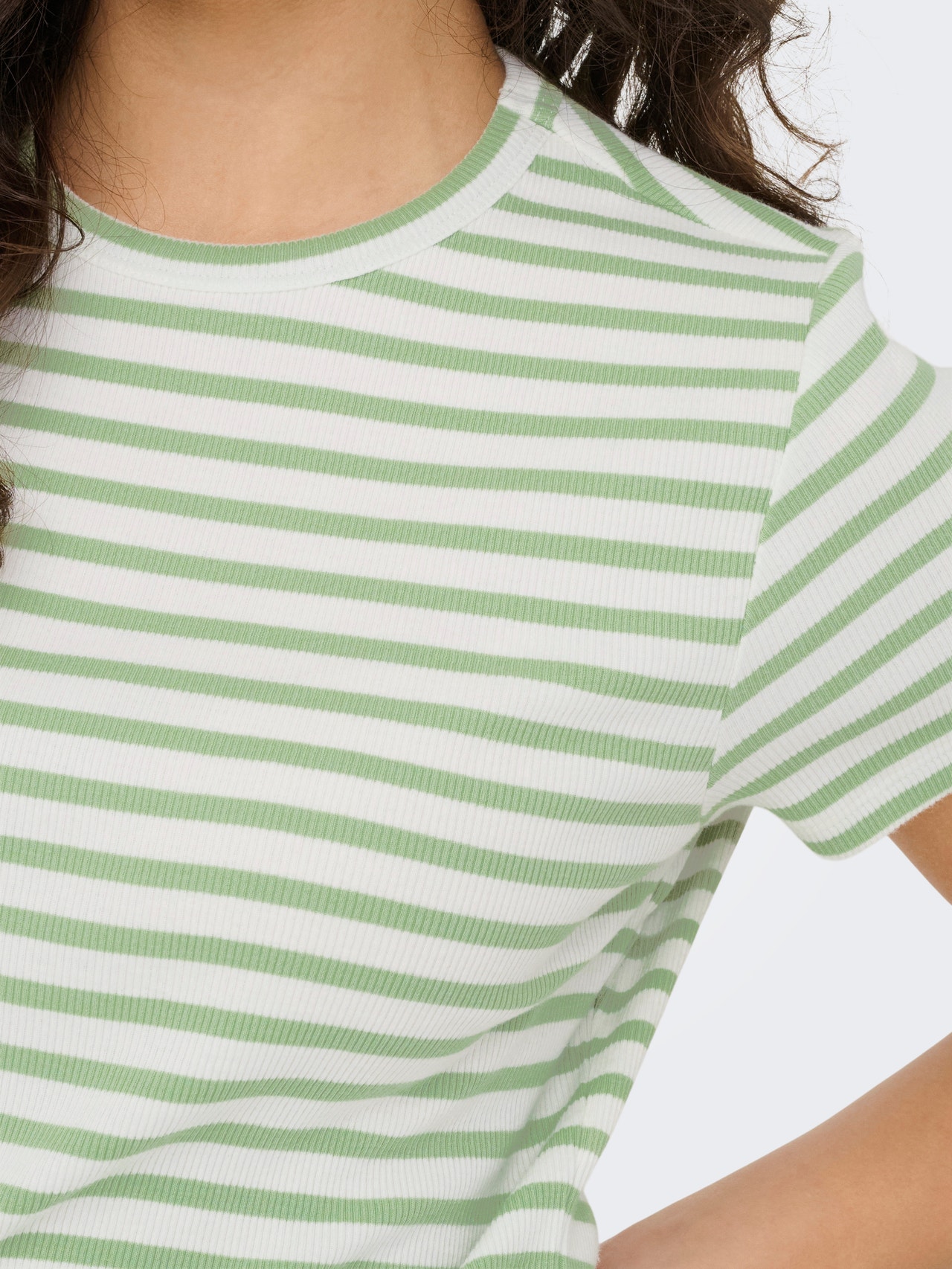 ONLY Tavapärane lõige Ümmargune kaelus Top -Cloud Dancer - 15314449