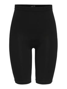ONLY Højtaljede shapewear shorts -Black - 15314479