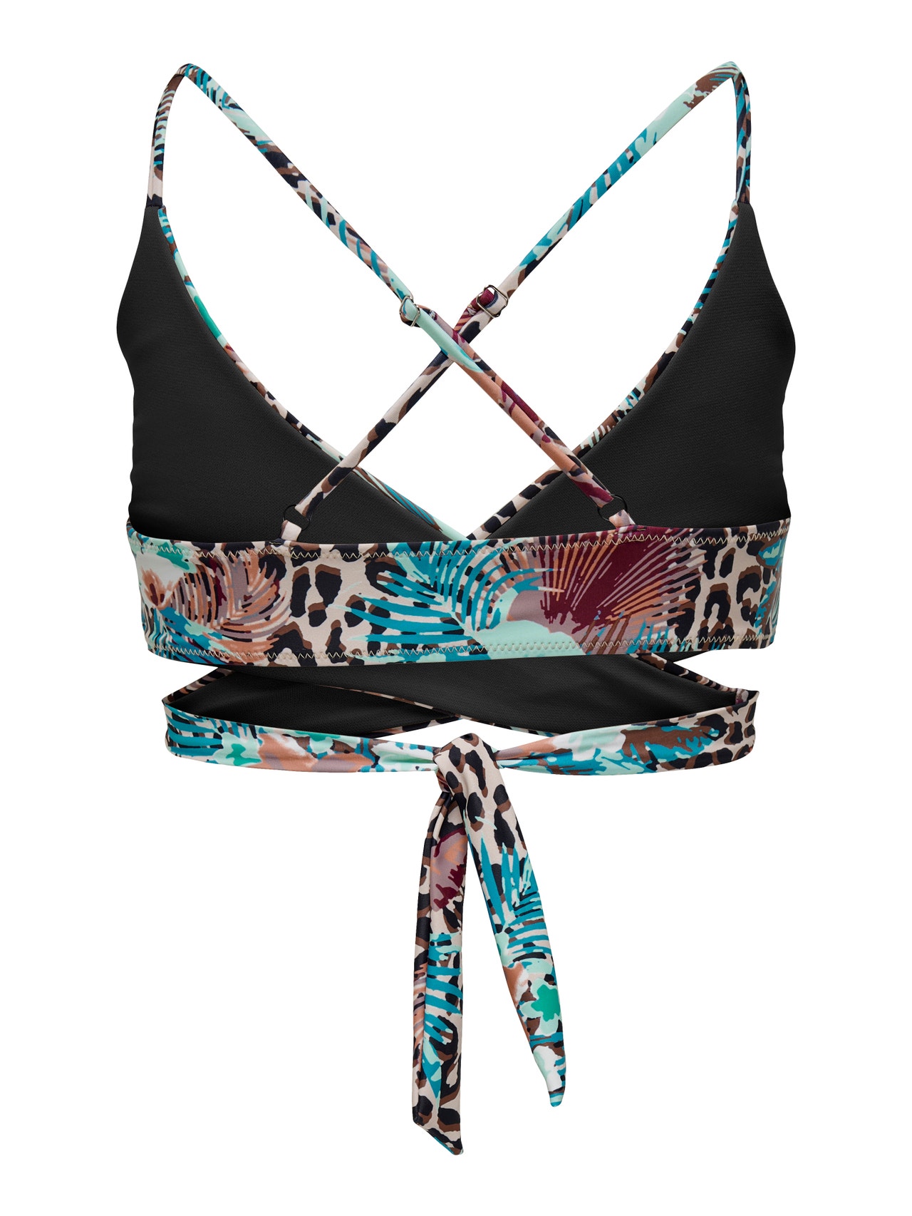 ONLY Leopard bikini-oberteil -Whisper Pink - 15314484