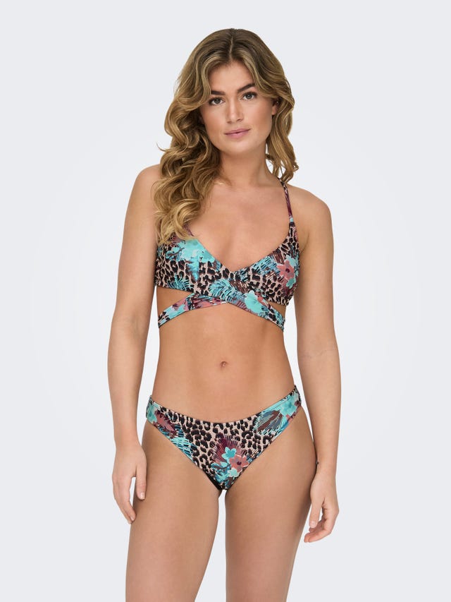 ONLY Leopard bikini-oberteil - 15314484