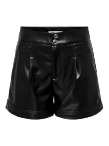 ONLY Normal geschnitten Hohe Taille Shorts -Black - 15314507