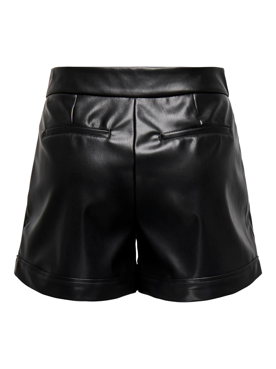 ONLY Shorts Corte regular Cintura alta -Black - 15314507