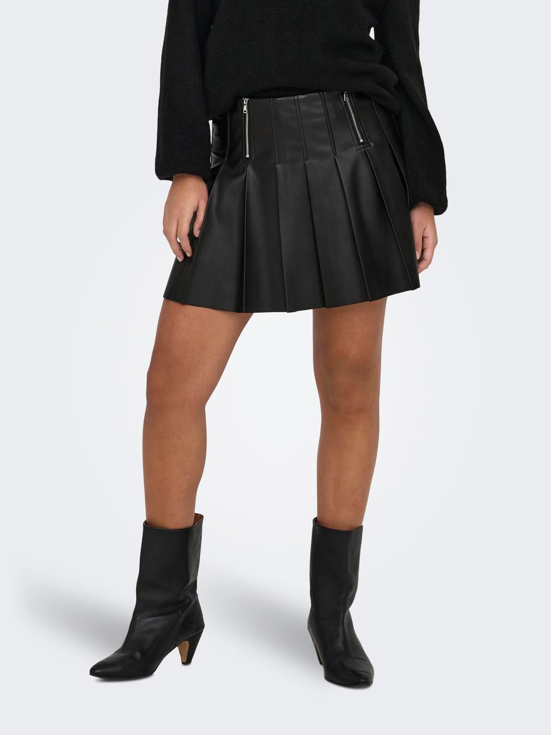 Leather on sale skirt online