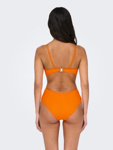 ONLY Swimsuit with thin straps -Tangelo - 15314541