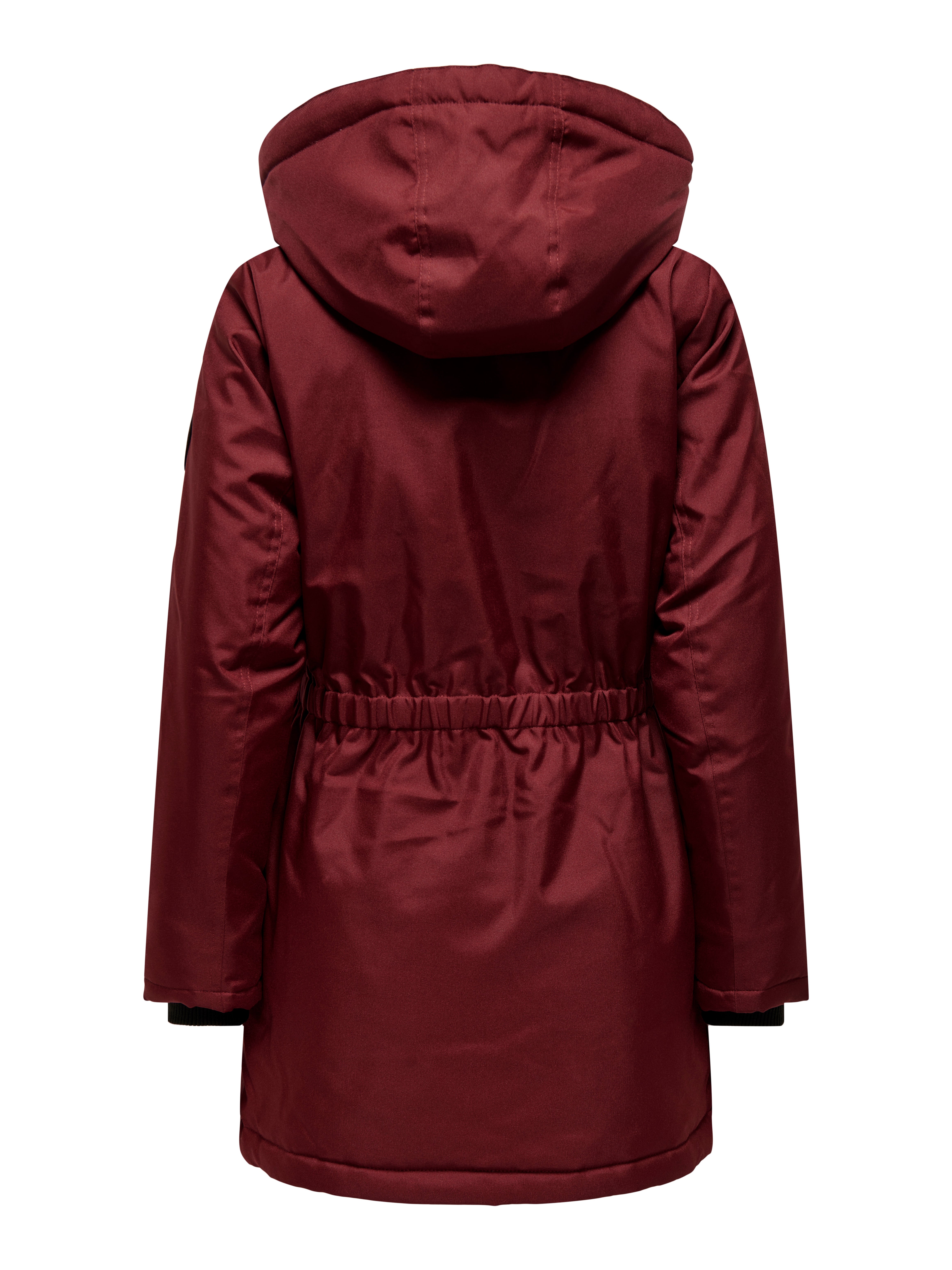 Winter Parka Only Parka Weinrot Parka Rote Daunenjacken Parka Only