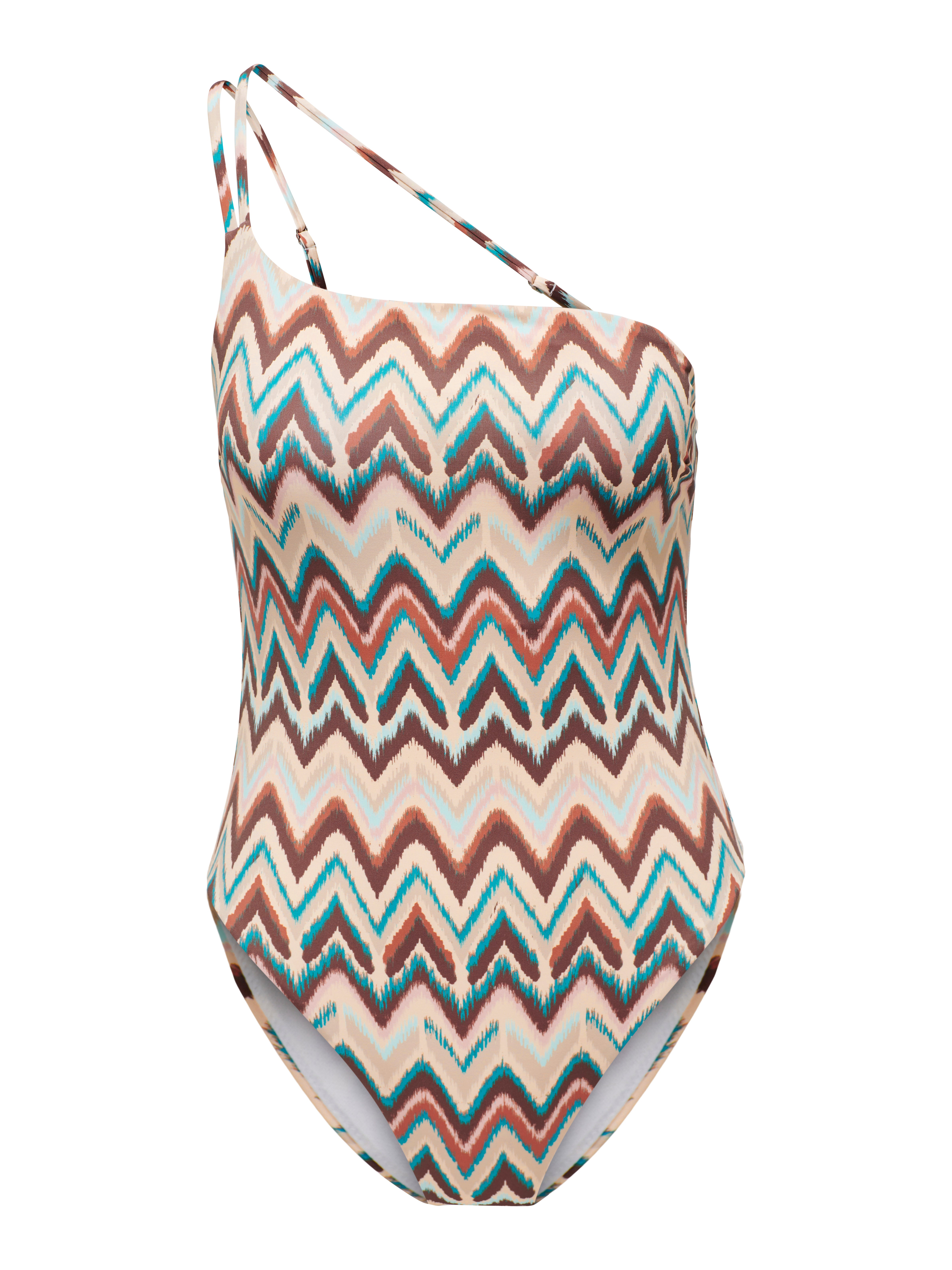 Maillot Taille Haute Col V - Maille Festonnée Et Bretelles Réglables Tankini Cupshe Femme