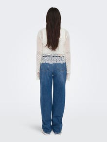 ONLY Round Neck Pullover -Cloud Dancer - 15314581