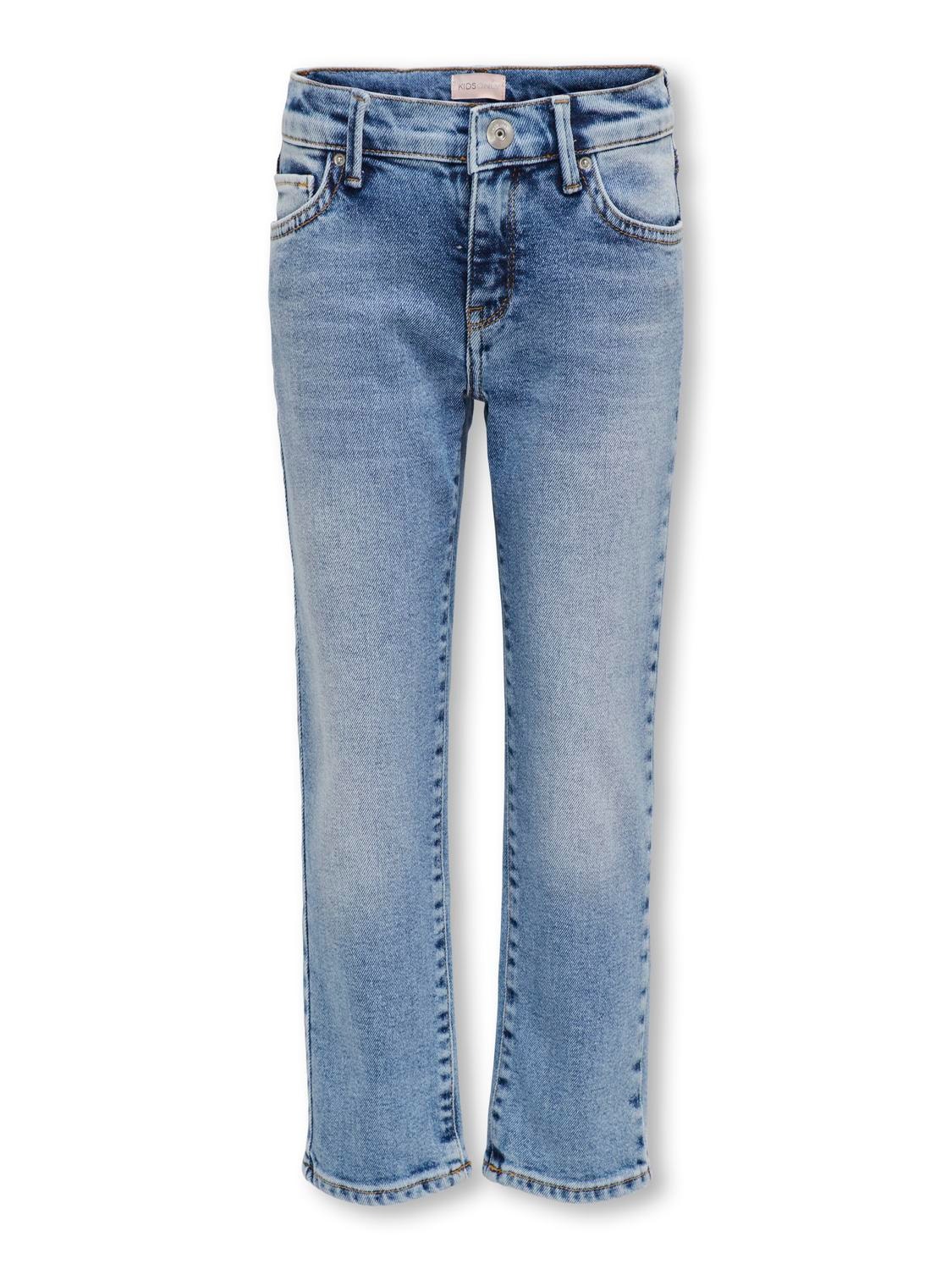 ONLY Gerade geschnitten Jeans -Light Blue Denim - 15314589