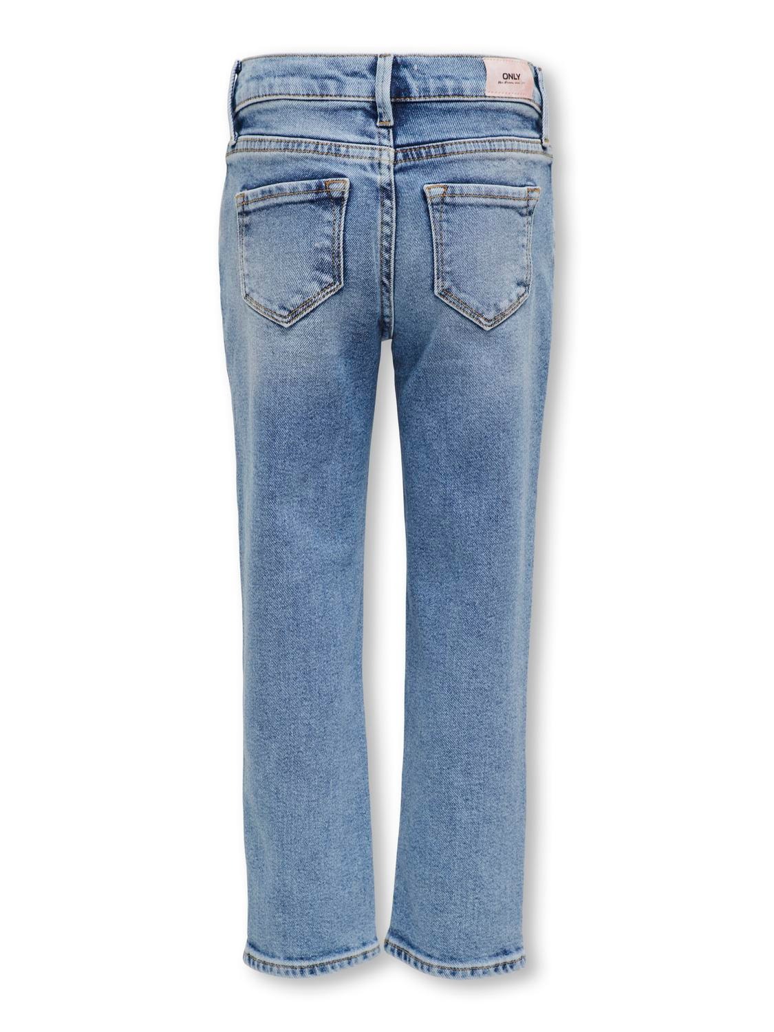 ONLY Jeans Straight Fit -Light Blue Denim - 15314589