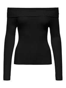 ONLY Nedhasad axel Pullover -Black - 15314603