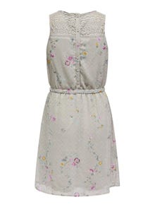 ONLY Regular Fit O-hals Kort kjole -Pumice Stone - 15314620